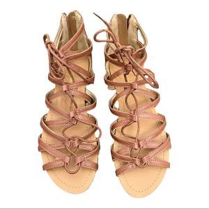 BCBGeneration Brown Gladiator Sandals. Size 7 ½ .. NWOT